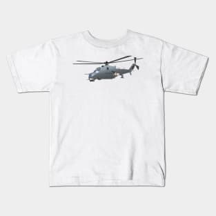 Russian Attack Helicopter Mi-24 Kids T-Shirt